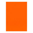 Poppy Crafts A4 Premium Fluorescent Cardstock 10 Pack - Deep Orange