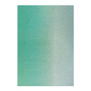 Poppy Crafts A4 Premium Ombre Glitter Cardstock 10 Pack - Green on Green