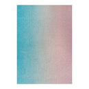 Poppy Crafts A4 Premium Ombre Glitter Cardstock 10 Pack - Soft Taffy