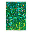 Poppy Crafts A4 Premium Chunky Glitter Cardstock 10 Pack - Green