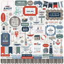 Carta Bella Elements Cardstock Stickers 12"X12" Seashore