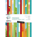 Studio Light Friendz CCL Design Paper Pad 8.26"X5.83" 24/Pkg Nr. 308, On The Farm