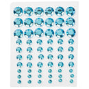 CousinDIY Adhesive Rhinestones 60/Pkg Blue*