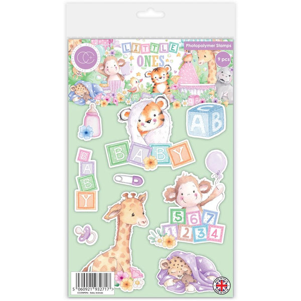 Craft Consortium Little Ones Photopolymer Stamp Set Animals