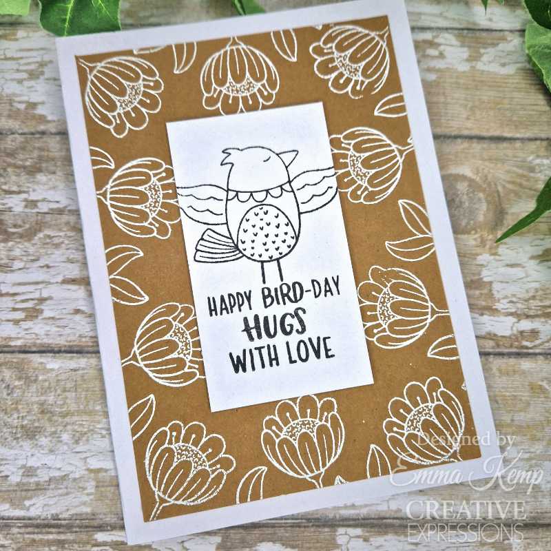 Creative Expressions Jane's Doodles Clear Stamp Set 6"x 8" - Birdsong Blooms*