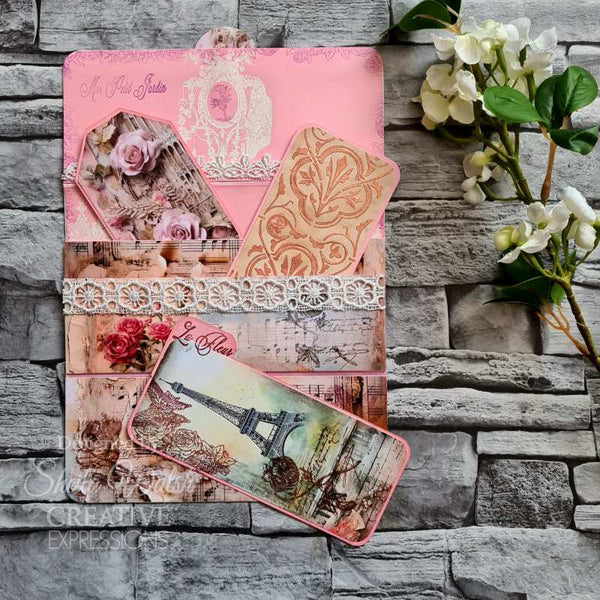 Creative Expressions Taylor Made Journals Clear Stamps 6"x 8" - Chateau Garden*