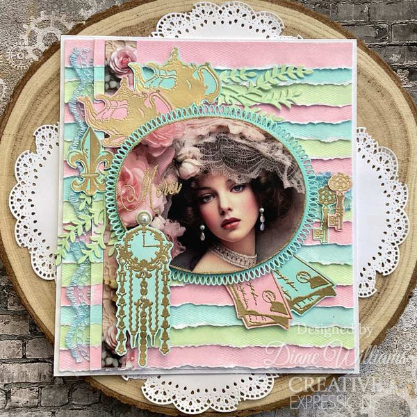 Creative Expressions Taylor Made Journals Clear Stamps 6"x 8" - Chateau Life