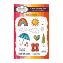 Creative Expressions Jane's Doodles Clear Stamp Set 4"x 6" - Rain or Shine*