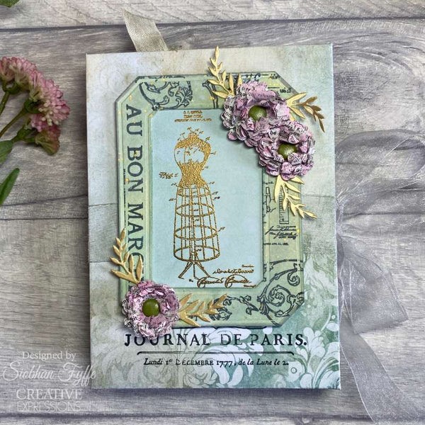 Creative Expressions Taylor Made Journals Clear Stamp 6"x 8" - Sewing