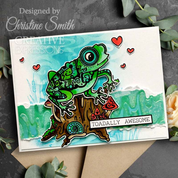 Creative Expressions Clear Stamp Set 6"x 8" By Dora Shrive - Hedgehogs