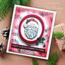 Creative Expressions Clear Stamp Set 6"x 8" By Sue Wilson - Santa