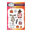 Creative Expressions Jane's Doodles Clear Stamp Set 4"x 6" - Halloween Trick Or Treat