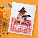 Creative Expressions Jane's Doodles Clear Stamp Set 4"x 6" - Halloween Trick Or Treat