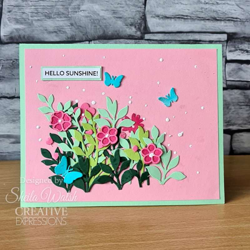 Creative Expressions Craft Die By Sue Wilson - Finishing Touches Collection - Floral Medley