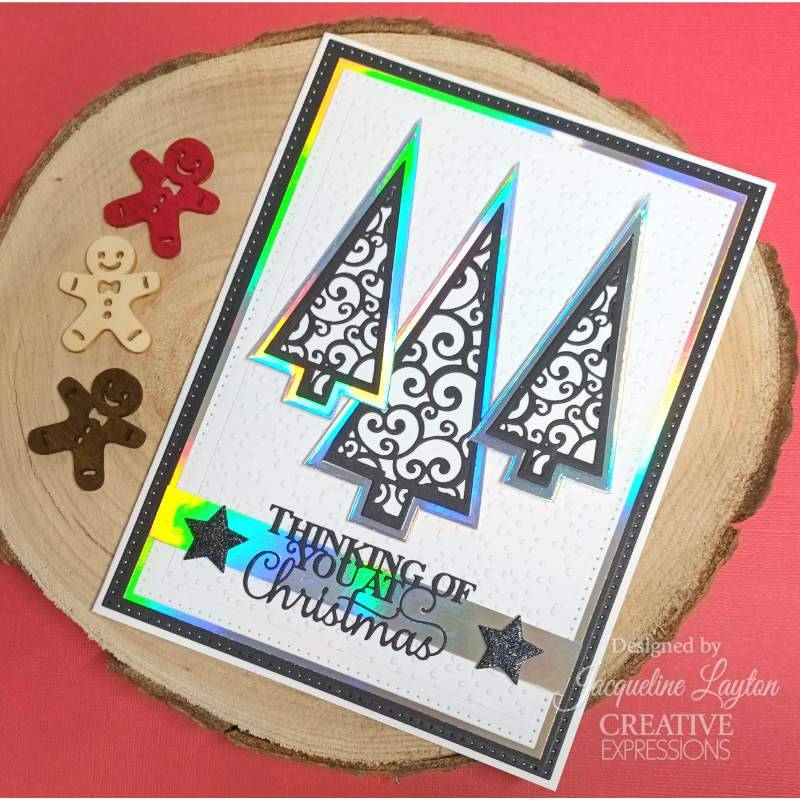 Creative Expressions Craft Dies By Sue Wilson - Festive Collection - Swirly Tree-O