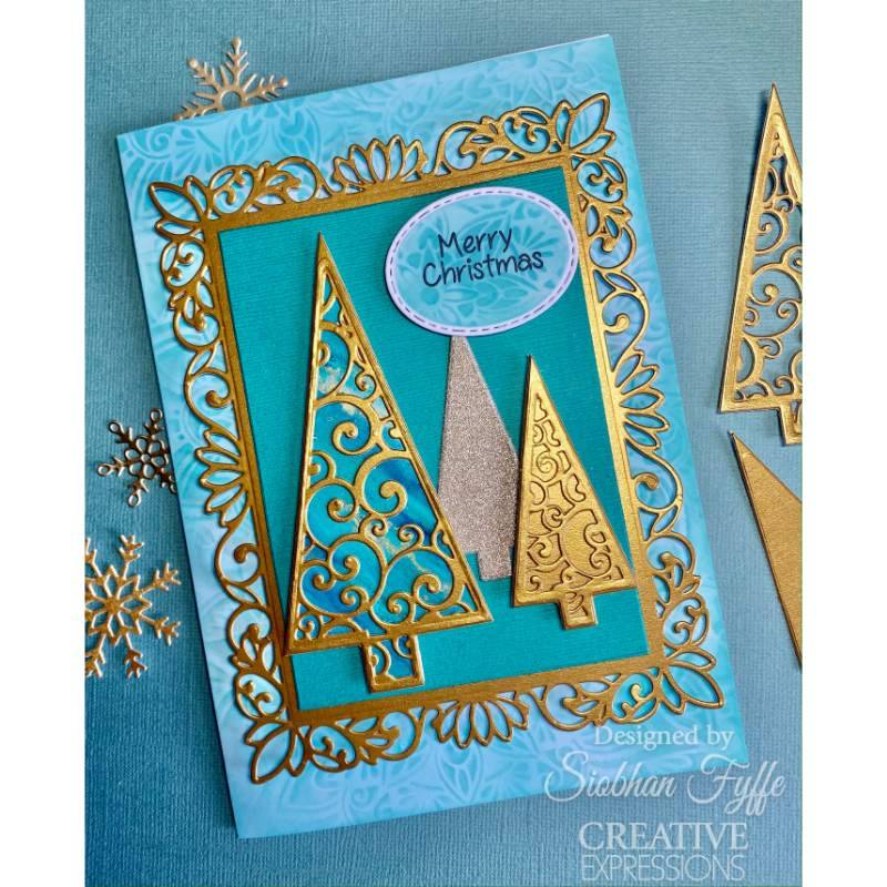 Creative Expressions Craft Dies By Sue Wilson - Festive Collection - Swirly Tree-O