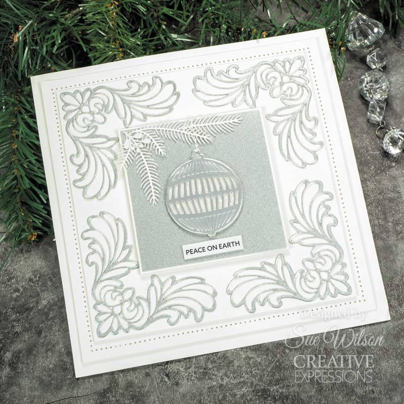 Creative Expressions Craft Dies By Sue Wilson - Festive Collection - Vintage Baubles*