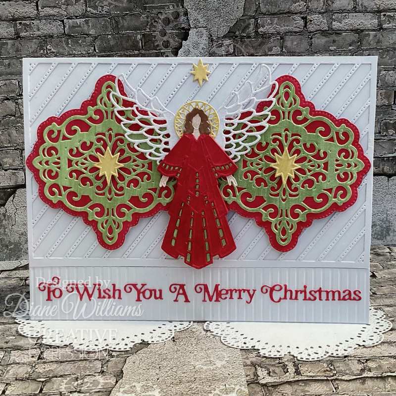 Creative Expressions Craft Dies By Sue Wilson - Festive Collection - Christmas Angel 2024