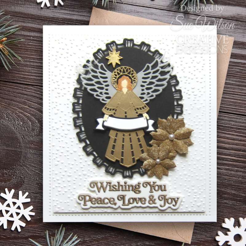 Creative Expressions Craft Dies By Sue Wilson - Festive Collection - Christmas Angel 2024