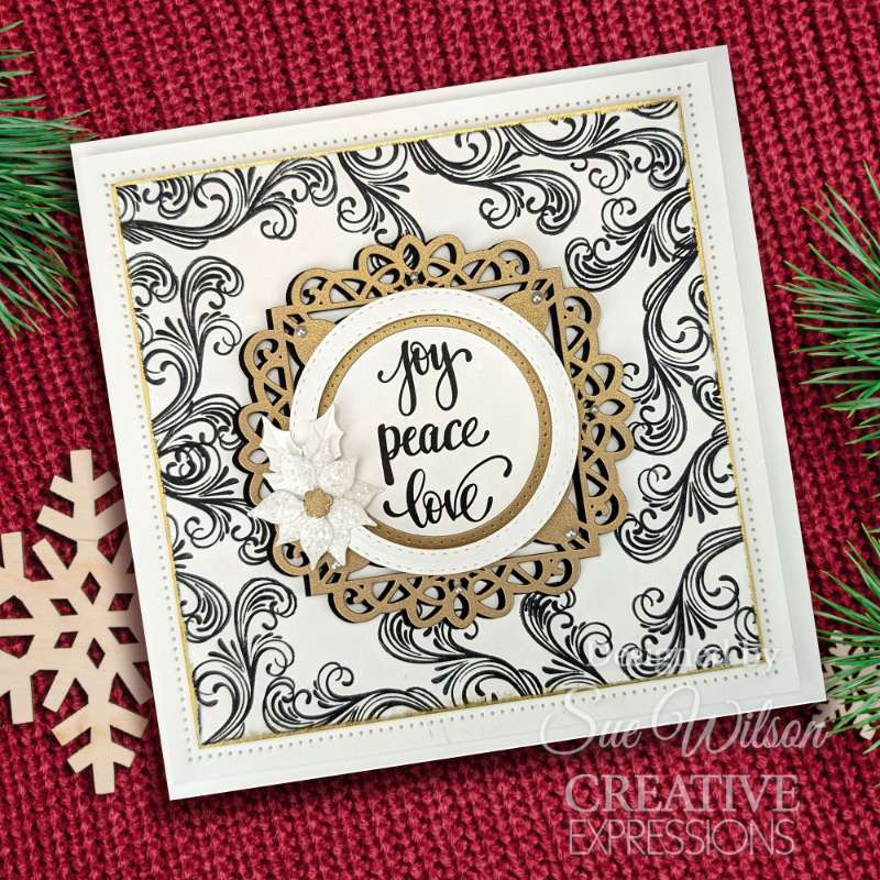 Creative Expressions Craft Dies By Sue Wilson - Festive Collection - Stylish Poinsettia