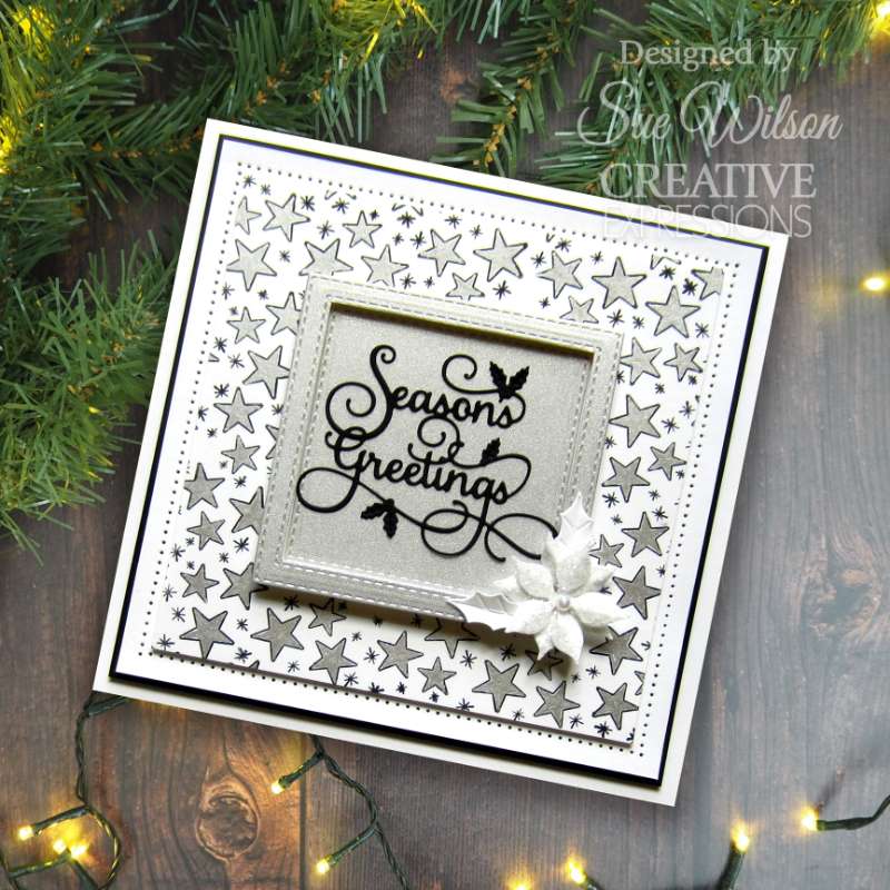 Creative Expressions Craft Dies By Sue Wilson - Festive Collection - Stylish Poinsettia