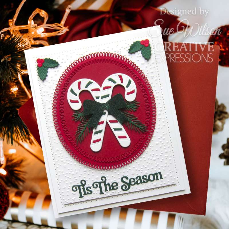 Creative Expressions Craft Dies By Sue Wilson - Festive Collection - Candy Canes