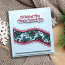 Creative Expressions Craft Dies By Sue Wilson - Festive Collection - Holly Ribbon Wave