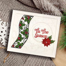 Creative Expressions Craft Dies By Sue Wilson - Festive Collection - Holly Ribbon Wave