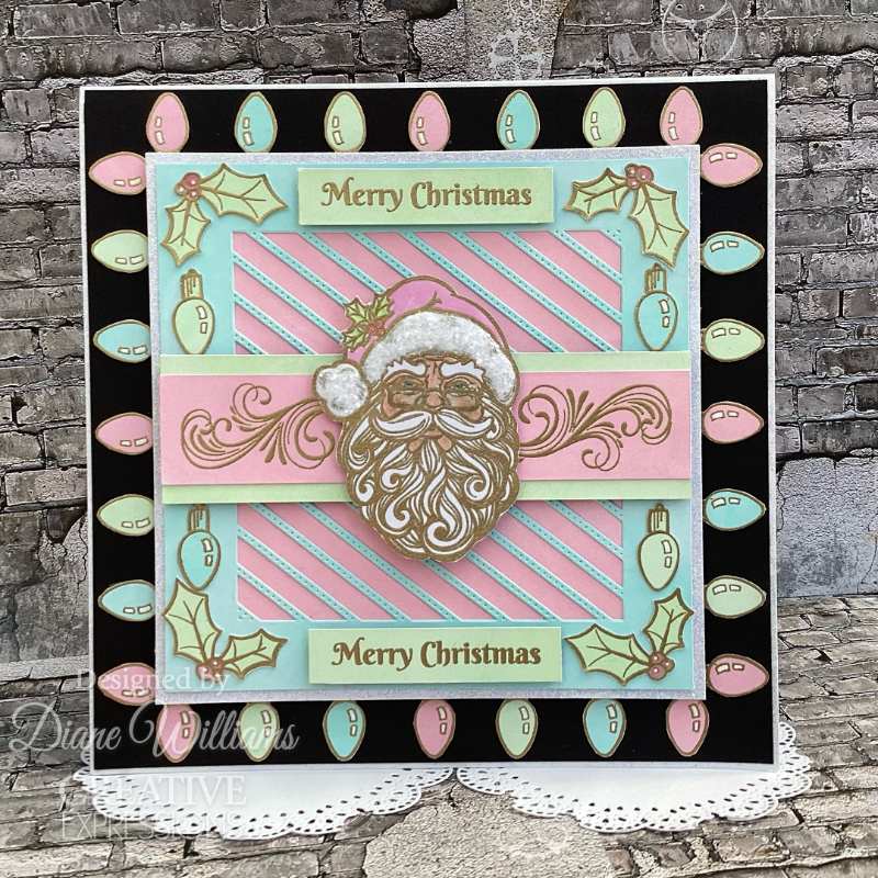 Creative Expressions Craft Dies By Sue Wilson - Festive Collection - Pierced Lattice Background