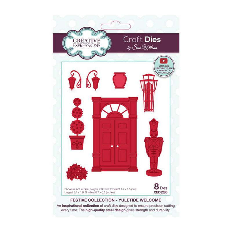 Creative Expressions Craft Dies By Sue Wilson - Festive Collection - Yuletide Welcome