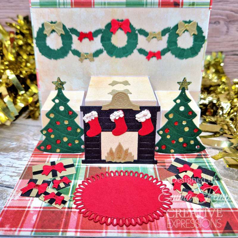 Creative Expressions Craft Dies By Sue Wilson - Festive Collection - Cosy Fireside Christmas