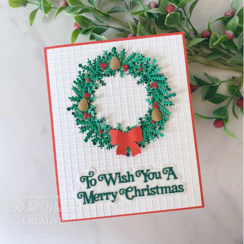 Creative Expressions Craft Dies By Sue Wilson - Festive Collection - Build A Wreath