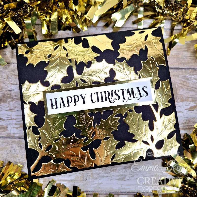 Creative Expressions Craft Dies By Sue Wilson - Festive Collection - Holly Floating Frame*