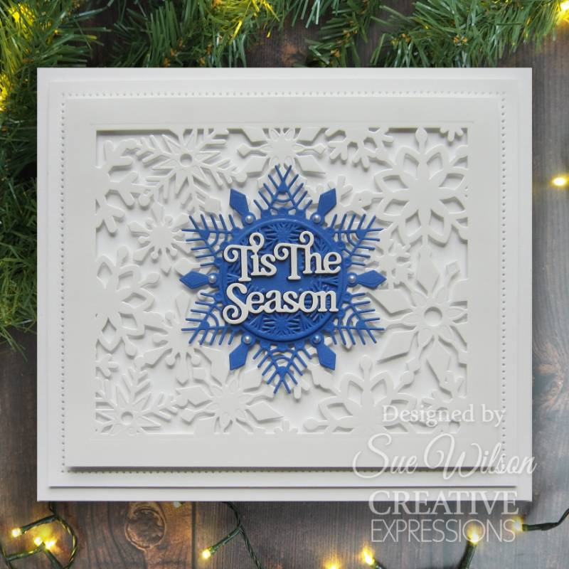 Creative Expressions Craft Dies By Sue Wilson - Festive Collection - Snowflake Floating Frame