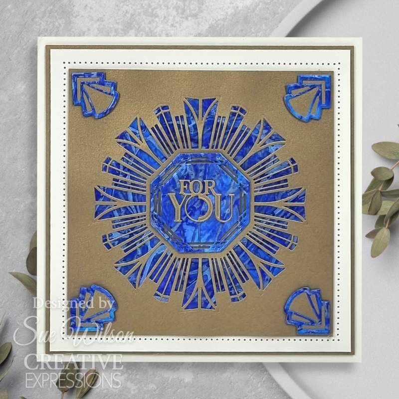 Creative Expressions Craft Dies By Sue Wilson - Art Deco Collection - Rosette*