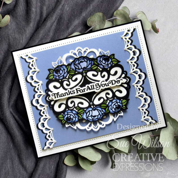 Creative Expressions Craft Dies By Sue Wilson - Frames & Tags - Della
