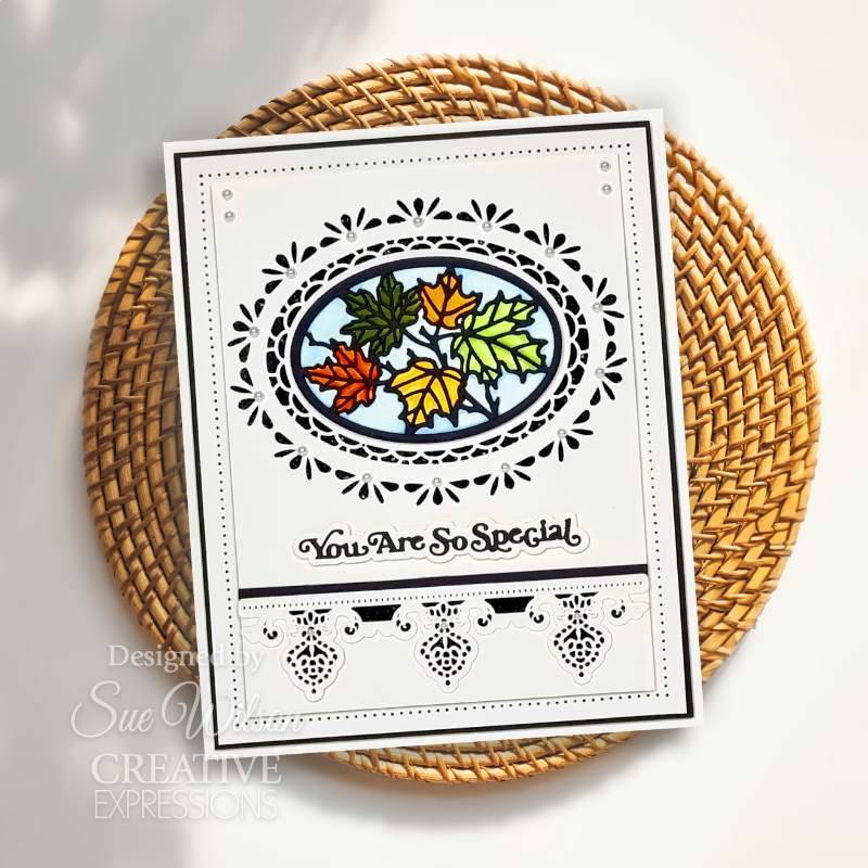 Creative Expressions Craft Dies By Sue Wilson - Border Collection - Lace Filigree*