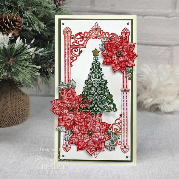 Creative Expressions Craft Dies By Jamie Rodgers - Festive Collection - Elegant Arch*