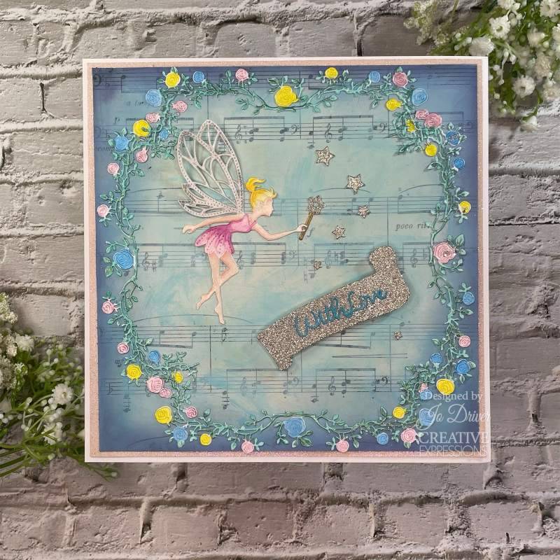 Creative Expressions Craft Dies By Jamie Rodgers - Fairy Wishes Collection - With Love