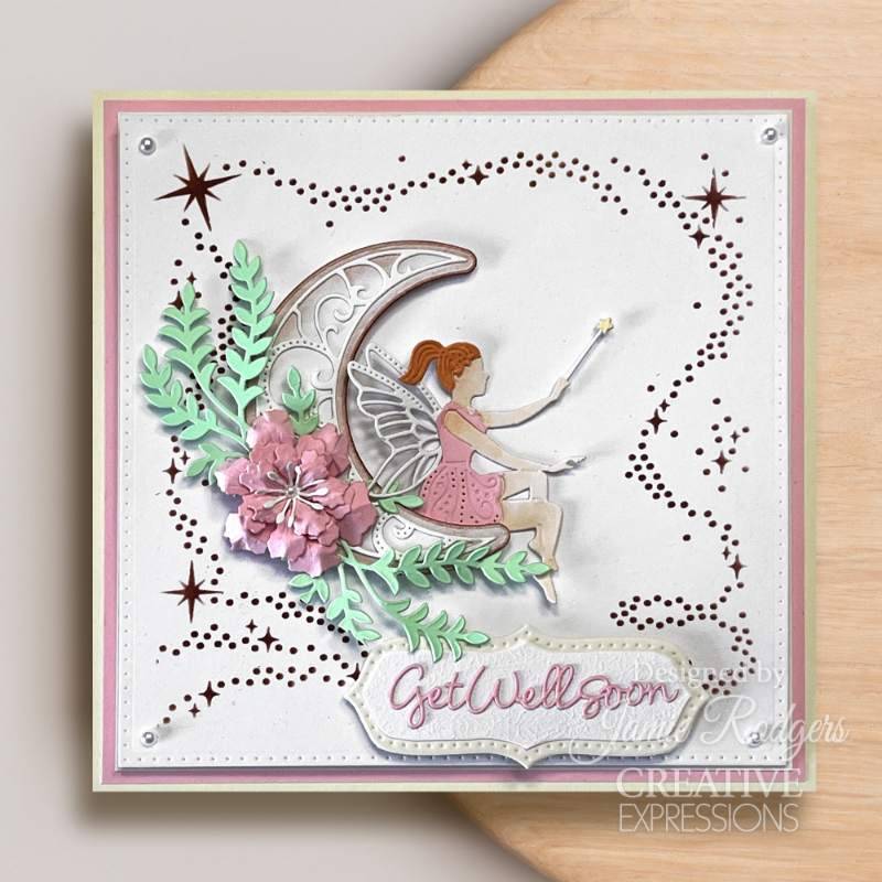 Creative Expressions Craft Dies By Jamie Rodgers - Fairy Wishes Collection - Get Well Soon