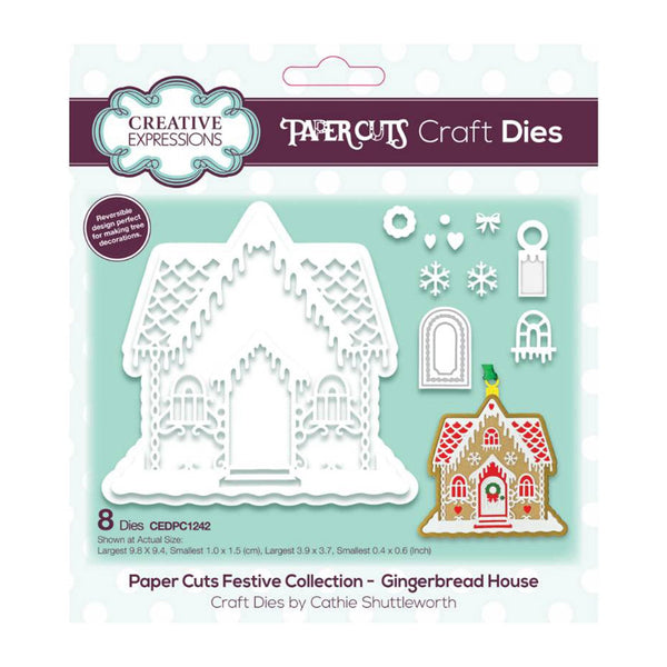 Creative Expressions Paper Cuts Festive Collection Craft Die - Gingerbread House