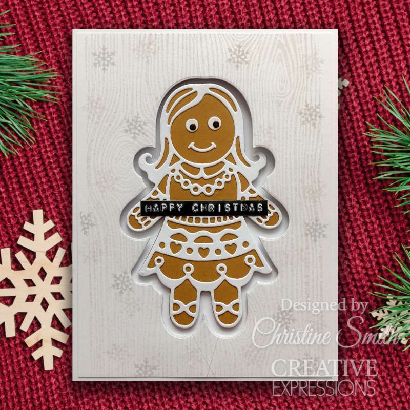 Creative Expressions Paper Cuts Festive Collection Craft Die - Gingerbread Girl