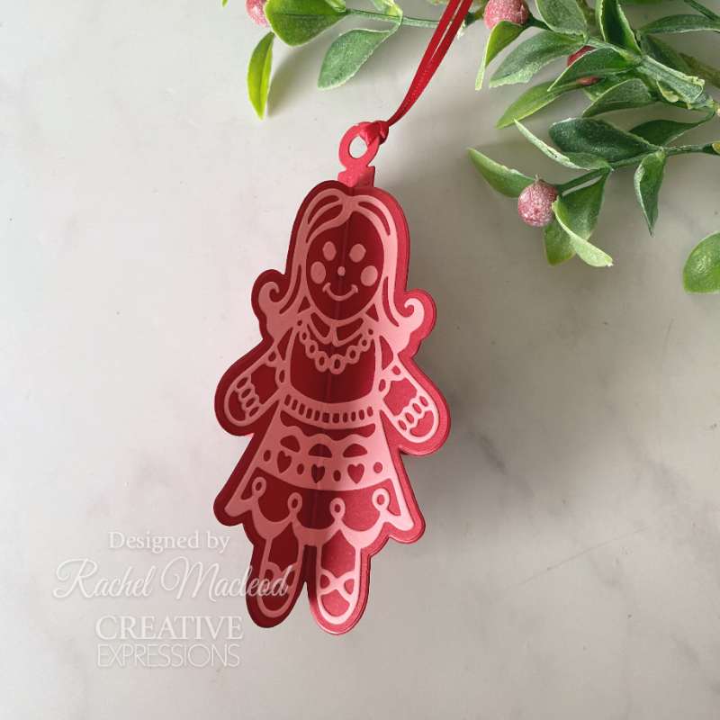 Creative Expressions Paper Cuts Festive Collection Craft Die - Gingerbread Girl