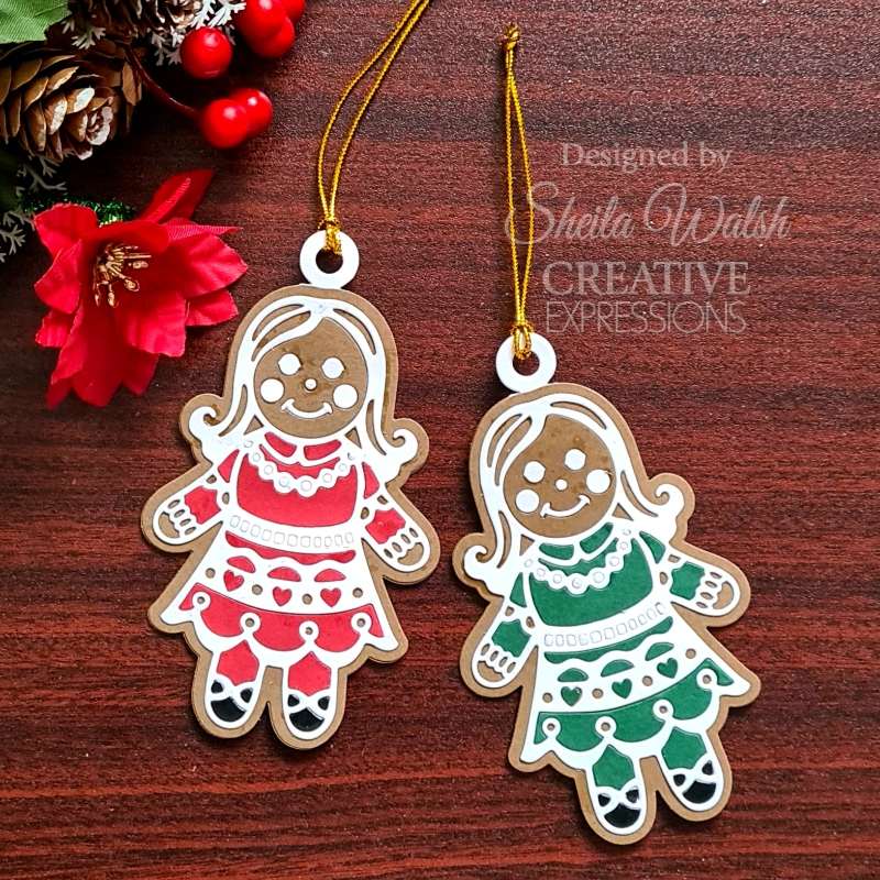 Creative Expressions Paper Cuts Festive Collection Craft Die - Gingerbread Girl