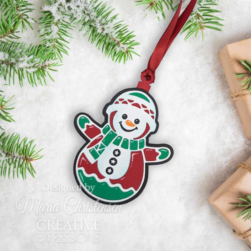 Creative Expressions Paper Cuts Festive Collection Craft Die - Snowman