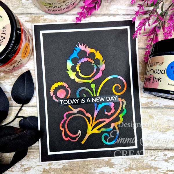 Creative Expressions Paper Cuts Folk Flowers Craft Die - Floral Flourish*