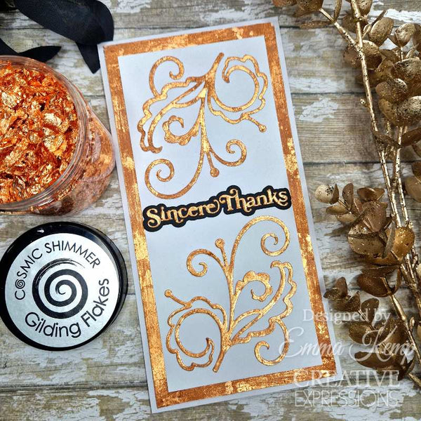 Creative Expressions Paper Cuts Folk Flowers Craft Die - Floral Flourish*