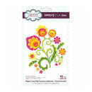 Creative Expressions Paper Cuts Folk Flowers Craft Die - Floral Flourish*