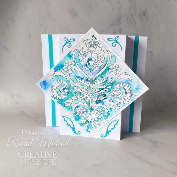Creative Expressions Paper Cuts Folk Flowers Craft Die - Petal Perfection*
