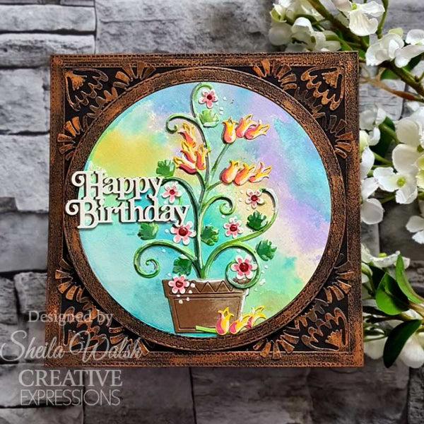 Creative Expressions Paper Cuts Folk Flowers Craft Die - Enchanted Blossoms*